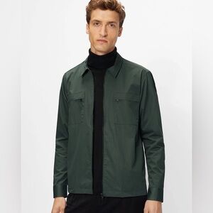 TED BAKER "Rooten" green men's light shirt jacket, 100% cotton, size 3 (small)